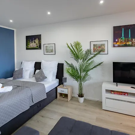 Lejlighed Hannibal - Design Studio-apartment Jasmin 8, Parkplatz, Kueche, Highspeed-wlan *