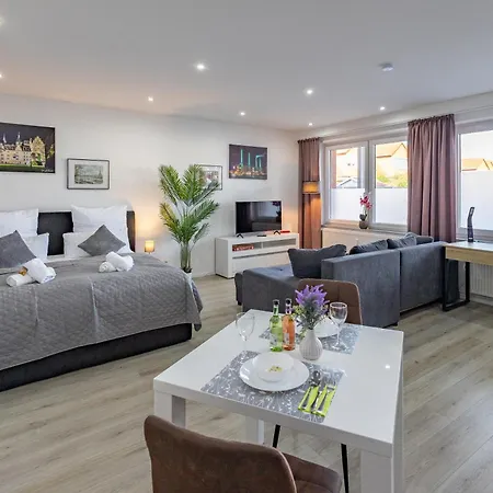 Hannibal - Design Studio-apartment Jasmin 8, Parkplatz, Kueche, Highspeed-wlan * ウォルフスブルク