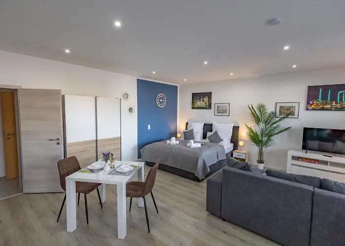 Hannibal - Design Studio-apartment Jasmin 8, Parkplatz, Kueche, Highspeed-wlan * Wolfsburg