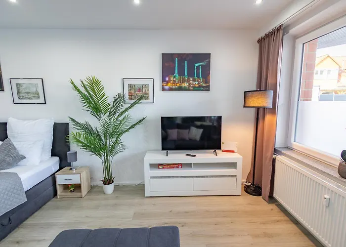 Daire Hannibal - Design Studio-apartment Jasmin 8, Parkplatz, Kueche, Highspeed-wlan *