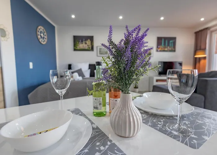 Daire Hannibal - Design Studio-apartment Jasmin 8, Parkplatz, Kueche, Highspeed-wlan Wolfsburg