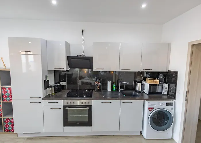 Daire Hannibal - Design Studio-apartment Jasmin 8, Parkplatz, Kueche, Highspeed-wlan Wolfsburg