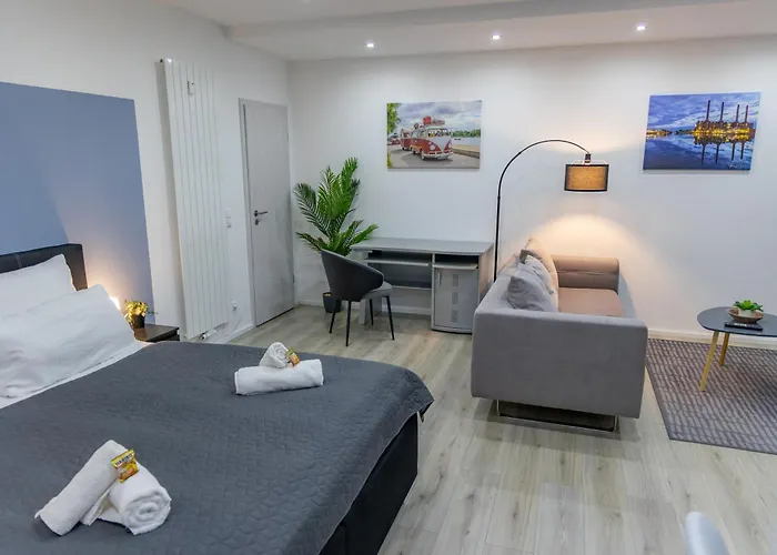 Hannibal - Design Studio-apartment Jasmin 8, Parkplatz, Kueche, Highspeed-wlan Daire